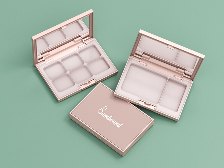 6色眼影盘空盘遮瑕盘包材定制 6色眼影盘空盘遮瑕盘包材定制