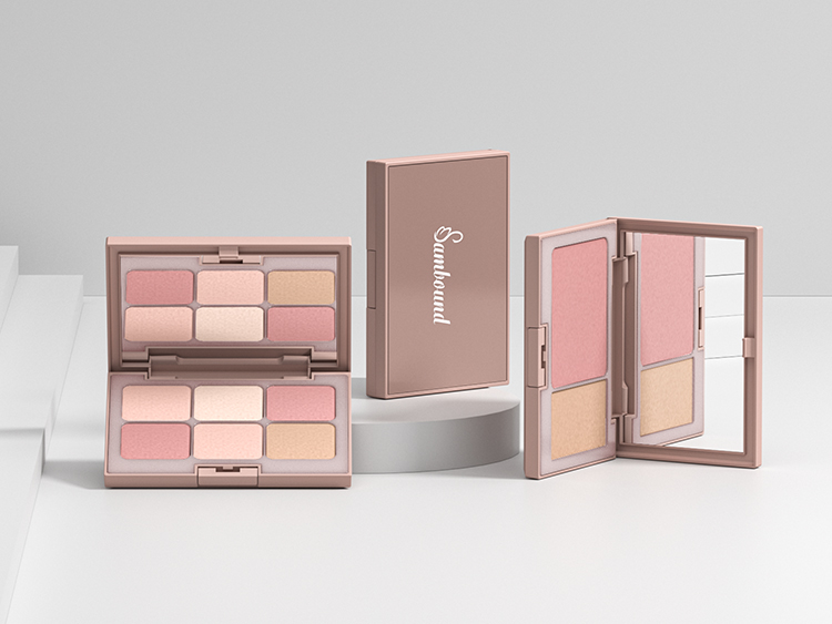 6色眼影盘空盘遮瑕盘包材定制 6色眼影盘空盘遮瑕盘包材定制