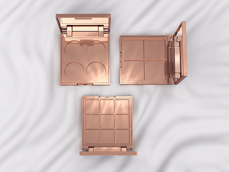 四宫格圆格子塑料眼影盘包装注塑加工 四宫格圆格子塑料眼影盘包装注塑加工