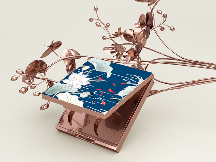 四宫格圆格子塑料眼影盘包装注塑加工 四宫格圆格子塑料眼影盘包装注塑加工