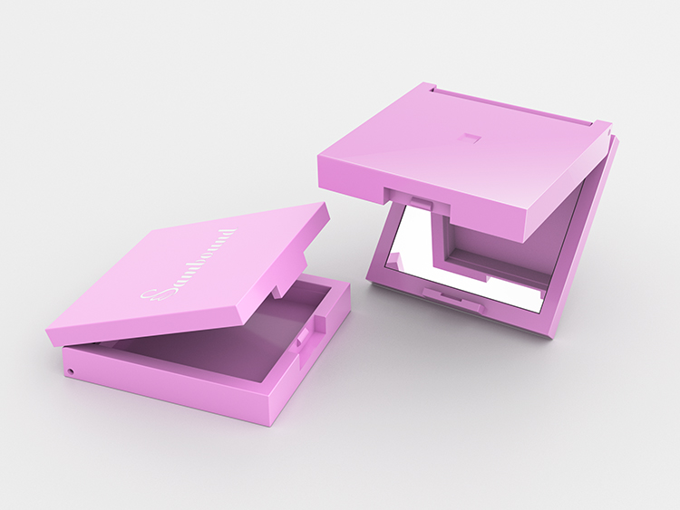 空方形高光腮红粉盒包装定制 空方形高光腮红粉盒包装定制