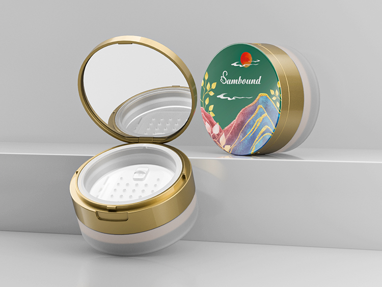 透明磨砂散粉罐容器注塑厂家 透明磨砂散粉罐容器注塑厂家