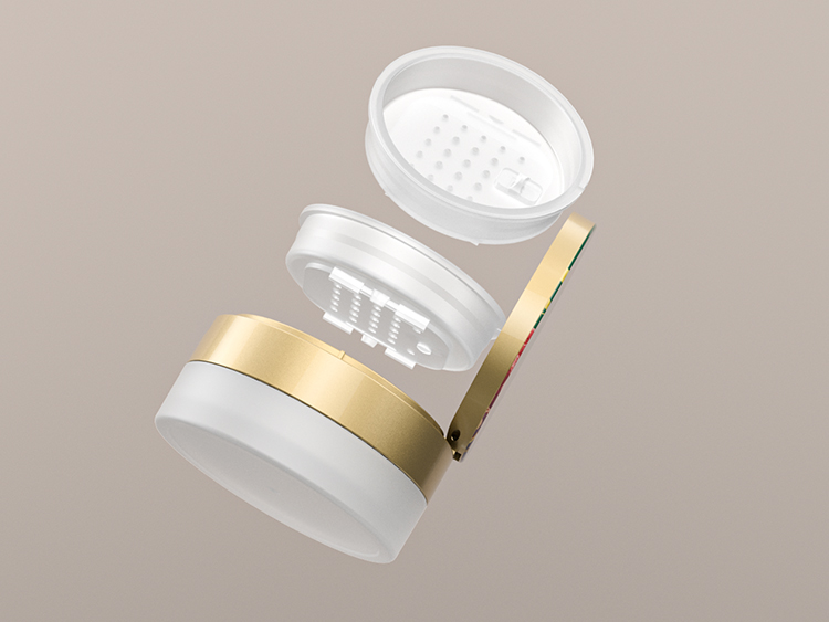 透明磨砂散粉罐容器注塑厂家 透明磨砂散粉罐容器注塑厂家