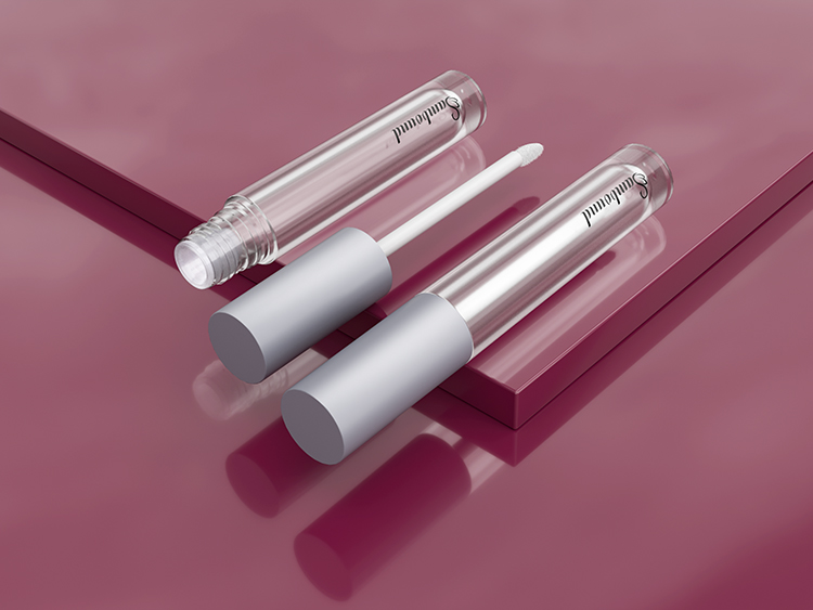 定制透明圆形空唇彩管 定制透明圆形空唇彩管