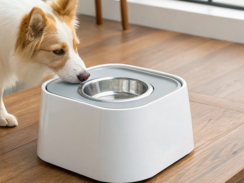 猫狗防倾喂食盆注塑 猫狗防倾喂食盆注塑