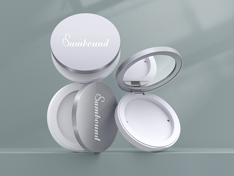 空磁吸盖粉饼盒包装注塑加工 空磁吸盖粉饼盒包装注塑加工