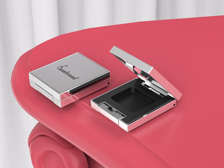 方形迷你粉盒包装定制 方形迷你粉盒包装定制