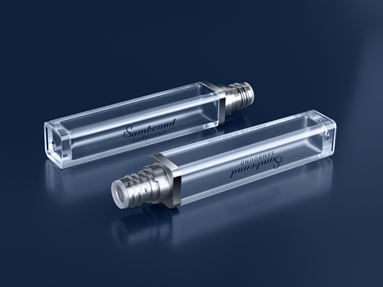 方形透明唇彩管包装定制 方形透明唇彩管包装定制