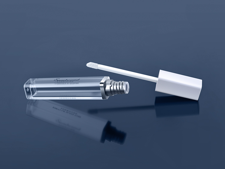 方形透明唇彩管包装定制 方形透明唇彩管包装定制